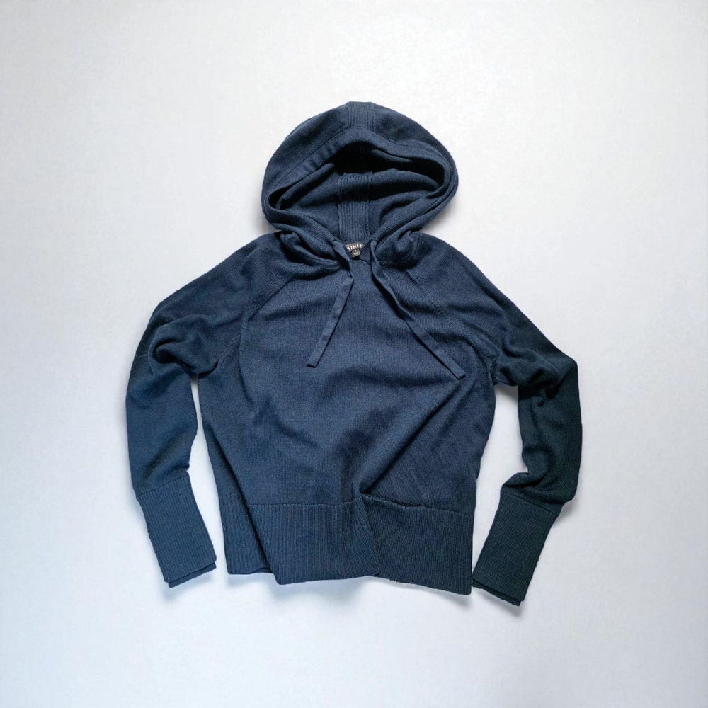 Athleta Dark Blue Women's Hooded Sweater